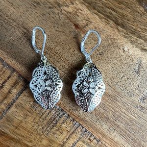 Sterling Silver Filigree Dangle Earrings
